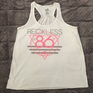 Young & Reckless tank top great condition